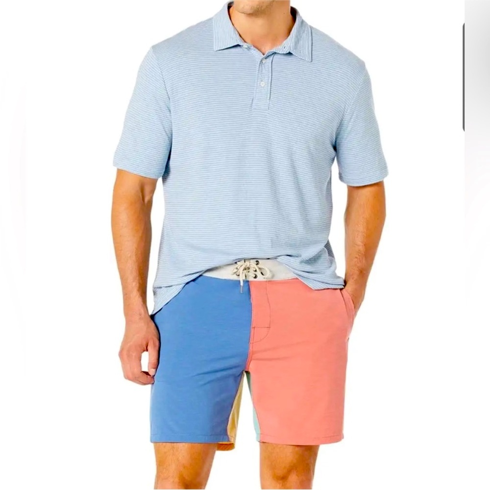 Faherty Fun Board short in Sumer Mix - 34